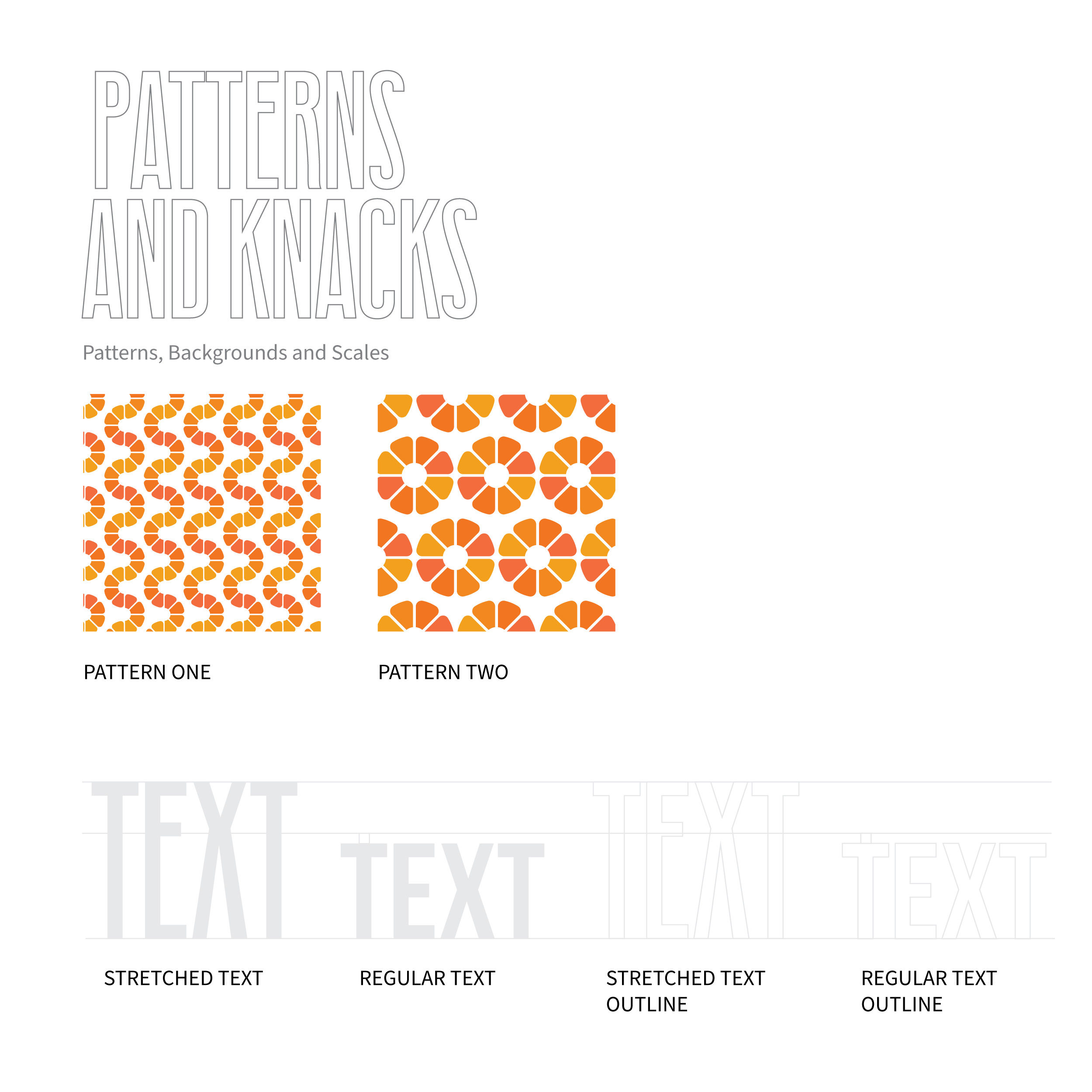 Squeezed patterns style guide