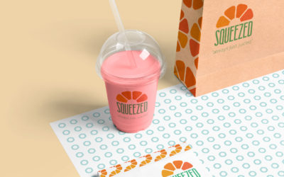 Squeezed: Always Just Juiced Logo and Branding Design